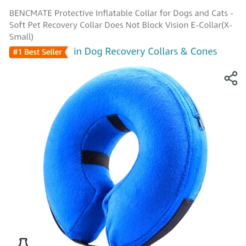 Benchmade Inflatable Collar, blue, Small